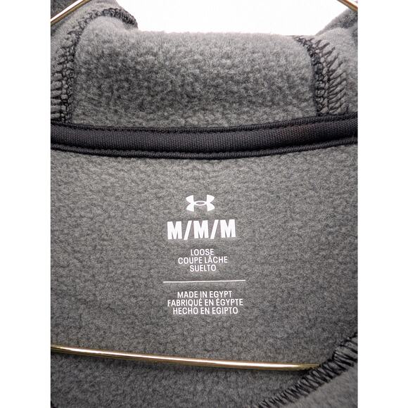 NWT Under Armour Armour Fleece Twist Men's Hoodie in Black size Medium - Picture 7 of 7